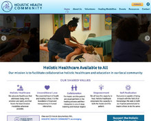 <p>Home page with top image slider, upcoming events list, and other customizable banner sections.</p>